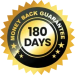 180 day money back guarantee